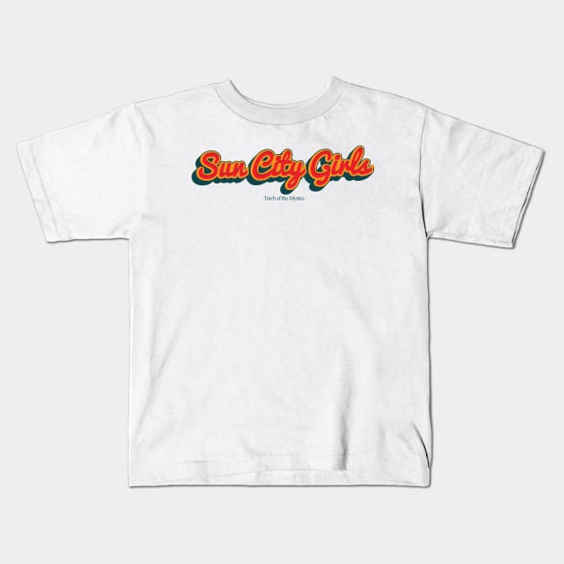 Sun City Girls Kids T-Shirt by PowelCastStudio